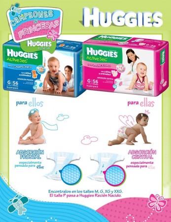 Huggies Campeones y Princesas